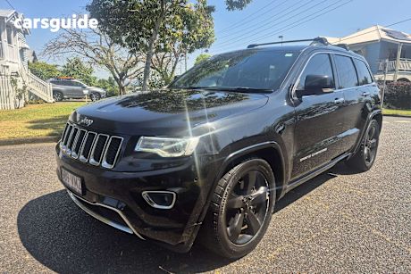 Black 2014 Jeep Grand Cherokee SUV OVERLAND 4X4