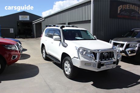 White 2017 Toyota Landcruiser Prado Wagon Gxl (4X4)