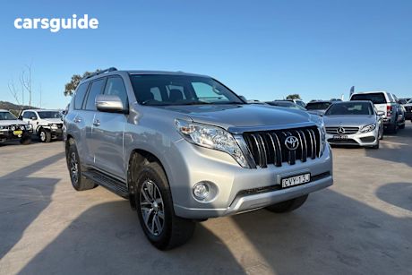Silver 2014 Toyota Landcruiser Prado SUV GXL 4X4