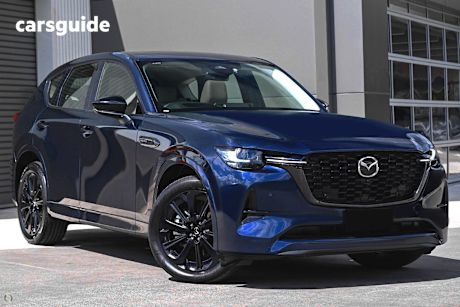Blue 2025 Mazda CX-60 SUV G40E GT 4X4