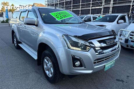 Silver 2017 Isuzu D-MAX Crew Cab Utility Ls-M Hi-Ride (4X4)