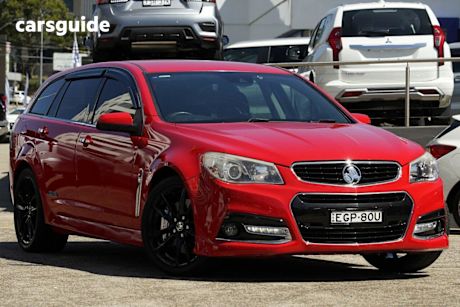 Red 2013 Holden Commodore Sportswagon Ss-V Redline