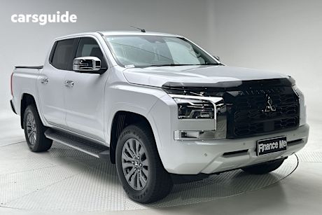 White 2024 Mitsubishi Triton Ute Tray GLS 4X4