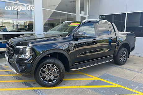 Black 2022 Ford Ranger Ute Tray WILDTRAK 4X4