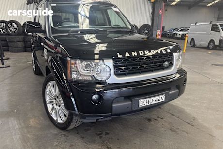 Black 2012 Land Rover Discovery 4 Wagon 3.0 Sdv6 Hse Luxury