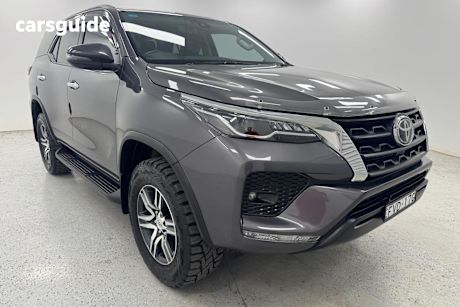 Grey 2021 Toyota Fortuner SUV GXL 4X4