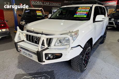 White 2010 Toyota Landcruiser SUV PRADO GXL (4X4) KDJ150R