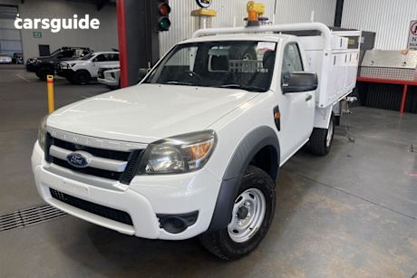 White 2009 Ford Ranger Cab Chassis Xl (4X4)
