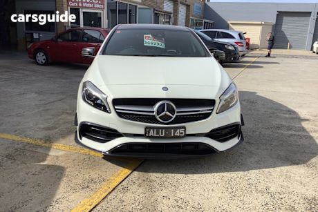 White 2016 Mercedes-Benz A45 Hatchback Amg