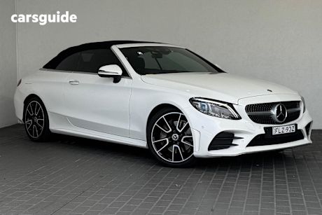 White 2019 Mercedes-Benz C300 Cabriolet