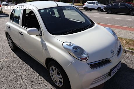 White 2008 Nissan Micra Hatchback City Collection