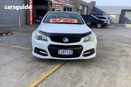 White 2015 Holden Commodore Sportswagon Sv6 Storm