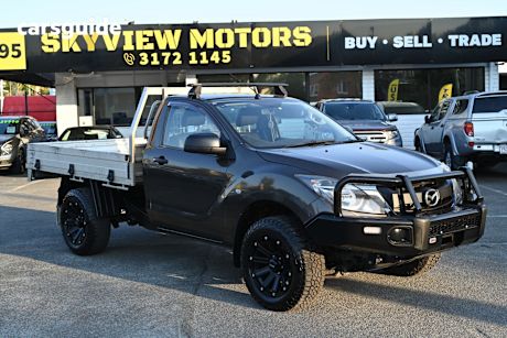 Grey 2017 Mazda BT-50 Ute Tray UR0YG1 XT CAB CHASSIS SINGLE CAB 2DR SPTS AUTO 6SP 4X4 3.2DT