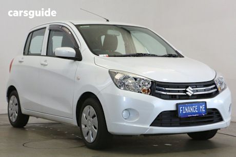 White 2015 Suzuki Celerio Hatch F