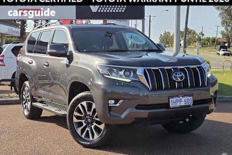 Grey 2022 Toyota Landcruiser Prado Wagon Gxl Prem Inter Flat Tailgate
