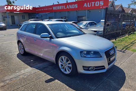 Silver 2012 Audi A3 Hatchback Sportback 1.8 Tfsi Ambition