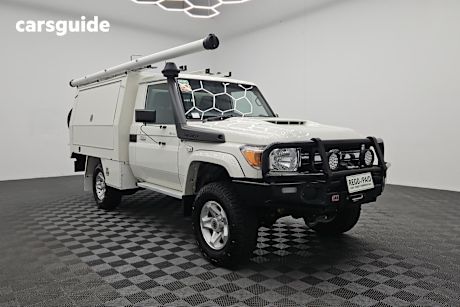 White 2021 Toyota Landcruiser Ute Tray GXL 4X4