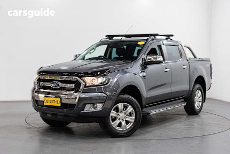 Grey 2016 Ford Ranger Dual Cab Utility Xlt 3.2 (4X4)