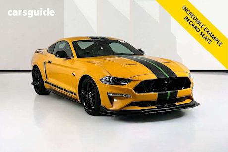 Orange 2019 Ford Mustang Coupe Fastback Gt 5.0 V8
