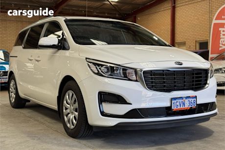 White 2019 Kia Carnival Wagon S