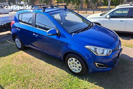 Blue 2012 Hyundai I20 Hatchback Active