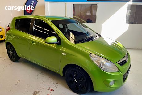 Green 2010 Hyundai I20 Hatch ELITE F