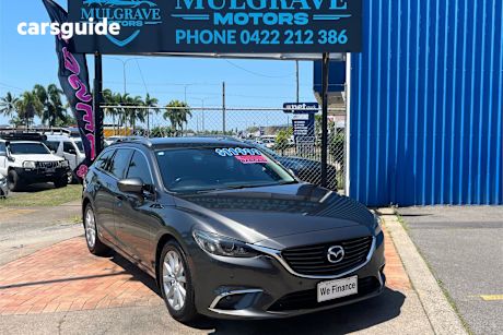 Grey 2017 Mazda 6 Wagon Touring