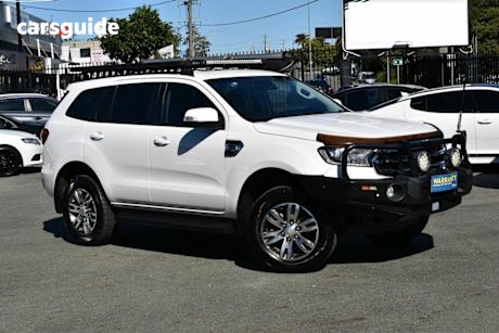 White 2018 Ford Everest SUV TREND R