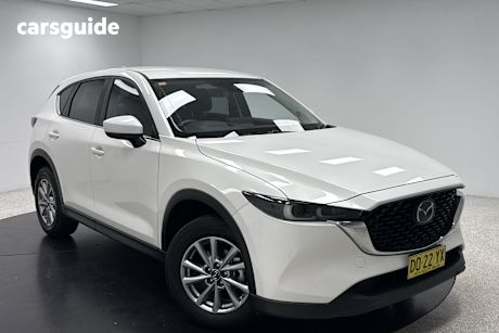 White 2024 Mazda CX-5 SUV G25 MAXX SPORT F