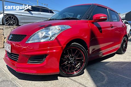 Red 2012 Suzuki Swift Hatch GL F