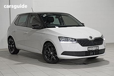 White 2018 Skoda Fabia Hatch 81TSI F
