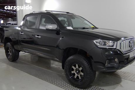Black 2021 LDV T60 Double Cab Utility Mega Tub (4X4)