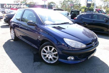 Blue 2002 Peugeot 206 Hatchback Gti