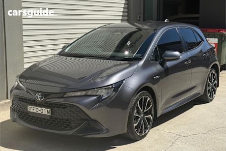Grey 2023 Toyota Corolla Hatchback Ascent Sport Hybrid