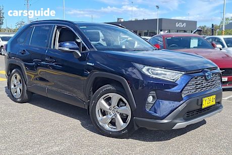 Blue 2020 Toyota RAV4 Wagon Gxl Awd Hybrid