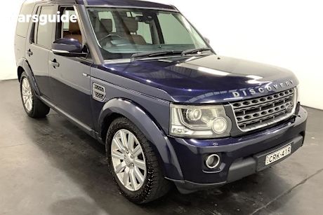 Blue 2013 Land Rover Discovery 4 Wagon 3.0 Tdv6