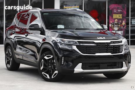 Black 2025 Kia Seltos SUV GT-LINE F