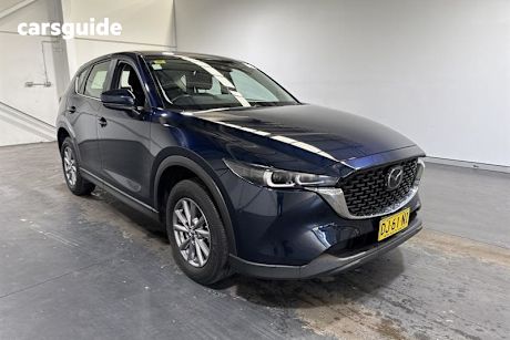Blue 2023 Mazda CX-5 Wagon Maxx Sport (Fwd)