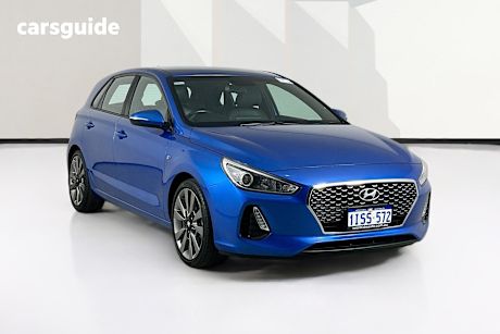 Blue 2017 Hyundai I30 Hatchback Sr