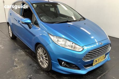 Blue 2013 Ford Fiesta Hatchback Sport