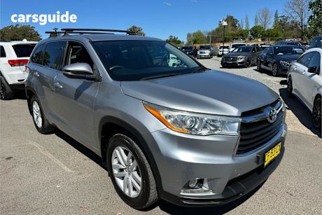 Silver 2015 Toyota Kluger SUV GX 4WD