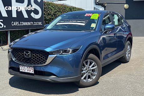Blue 2024 Mazda CX-5 SUV G20 MAXX F