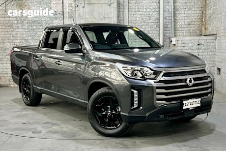 Grey 2023 Ssangyong Musso XLV Crew Cab Pickup Elx