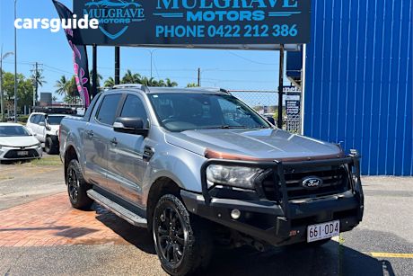 Silver 2019 Ford Ranger Double Cab Pick Up Wildtrak 2.0 (4X4)