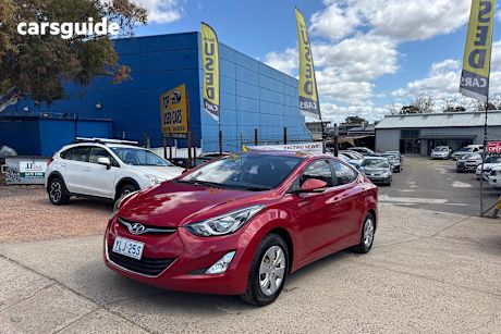 Red 2015 Hyundai Elantra Sedan Active