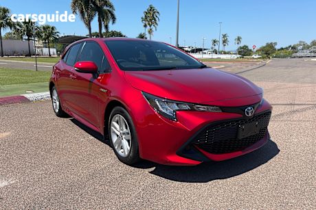 Red 2022 Toyota Corolla Hatch ASCENT SPORT HYBRID F