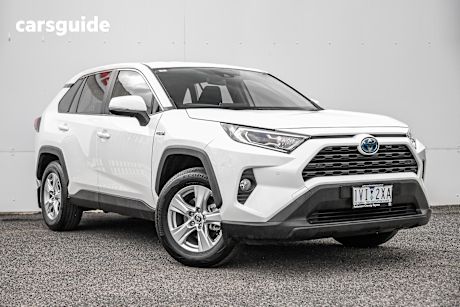 White 2021 Toyota RAV4 SUV GX F