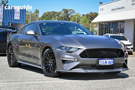 Grey 2021 Ford Mustang Coupe GT R