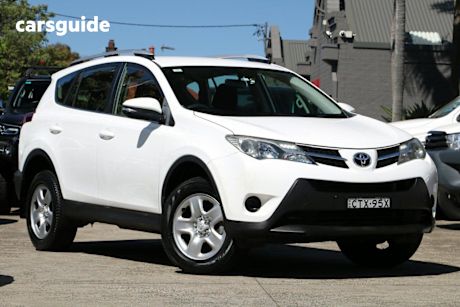 White 2014 Toyota RAV4 Wagon Gx (2Wd)