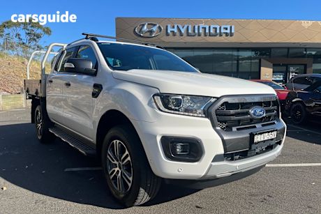 White 2022 Ford Ranger Double Cab Pick Up Wildtrak 2.0 (4X4)